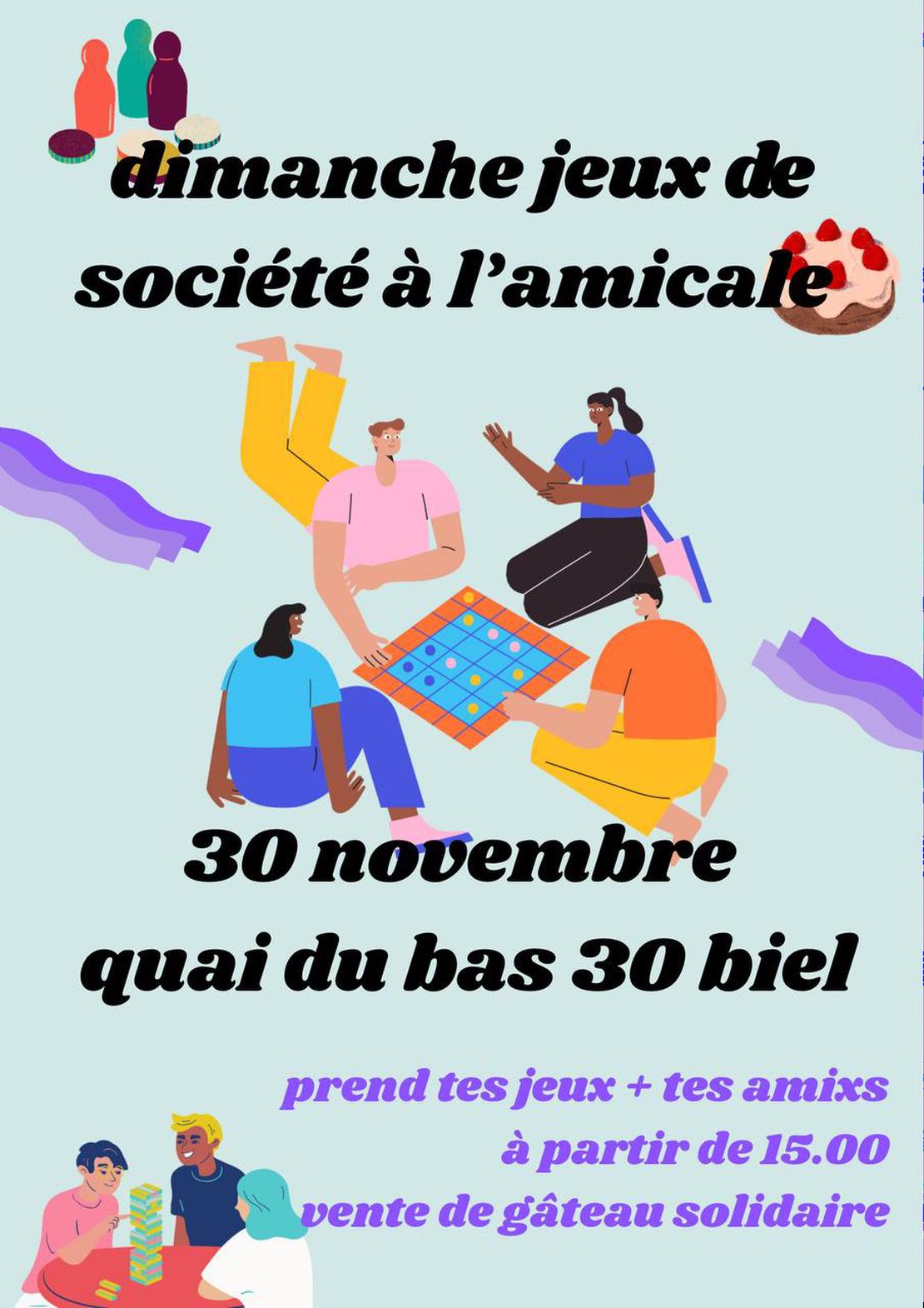 dimanche jeux de société à l'amicale
